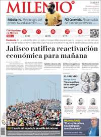 Portada de Milenio - Jalisco (M&eacute;xico)