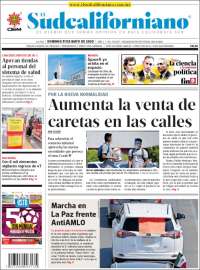 Portada de El Sudcaliforniano (M&eacute;xico)