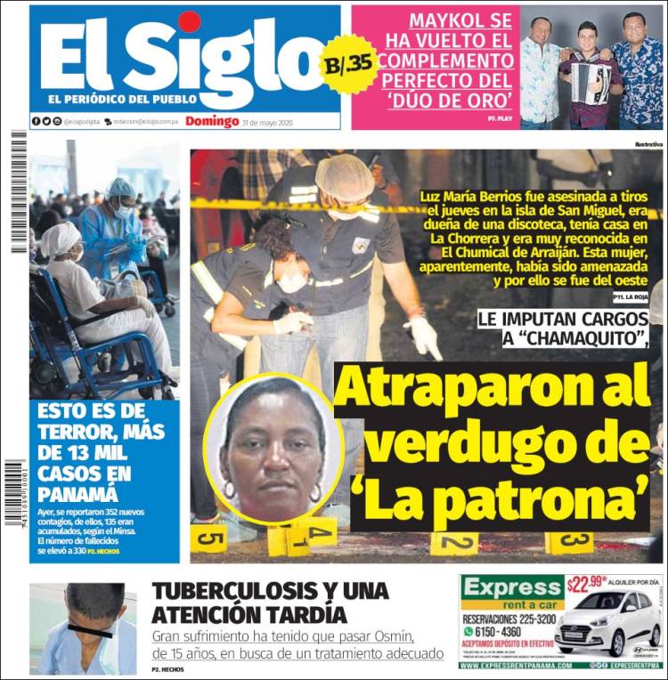 Portada de El Siglo (Panam&aacute;)