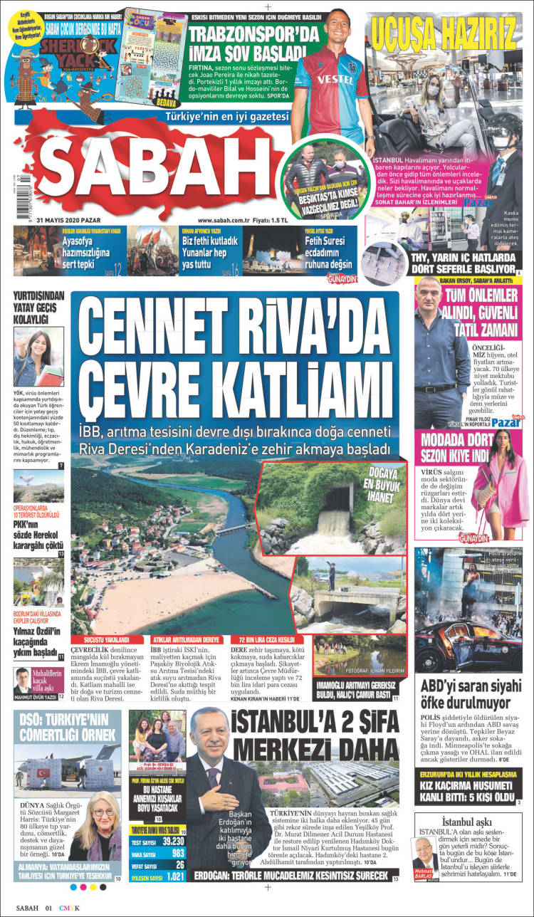 Portada de Sabah (Turqu&iacute;a)