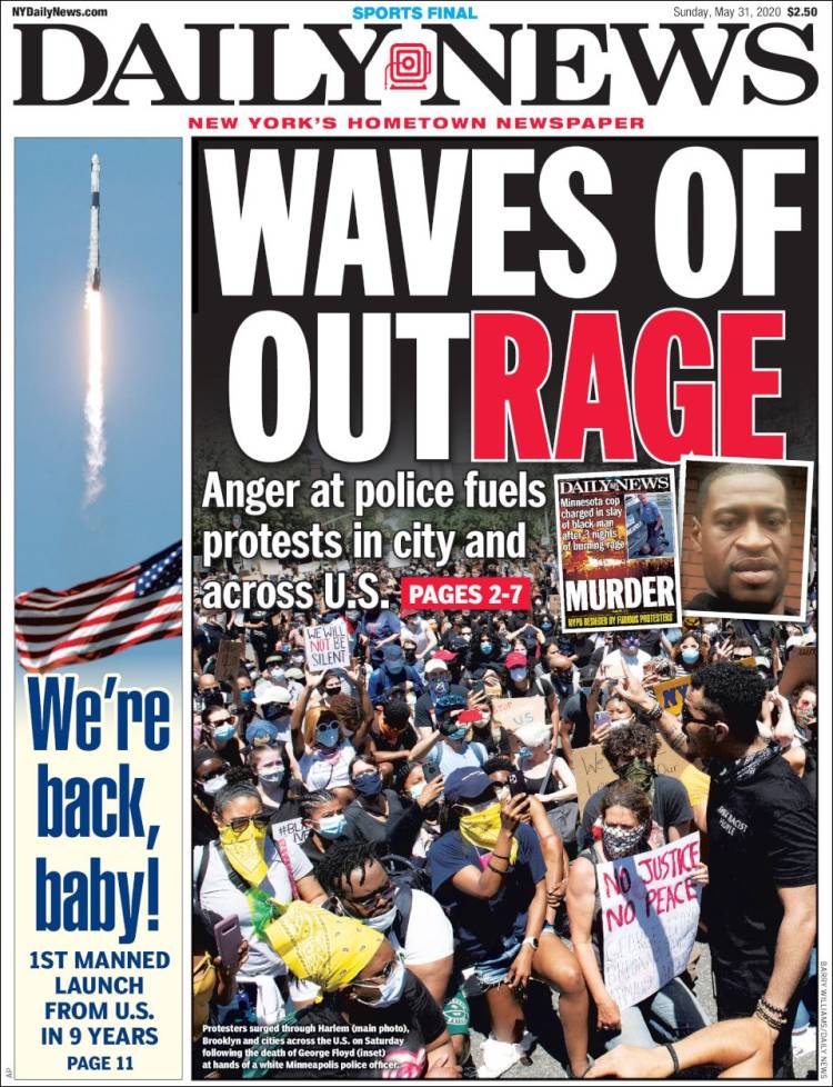 Portada de Daily News - New York (USA)