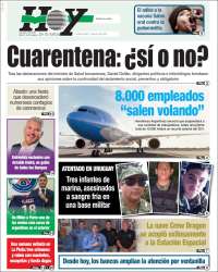 Portada de Diario Hoy (Argentina)