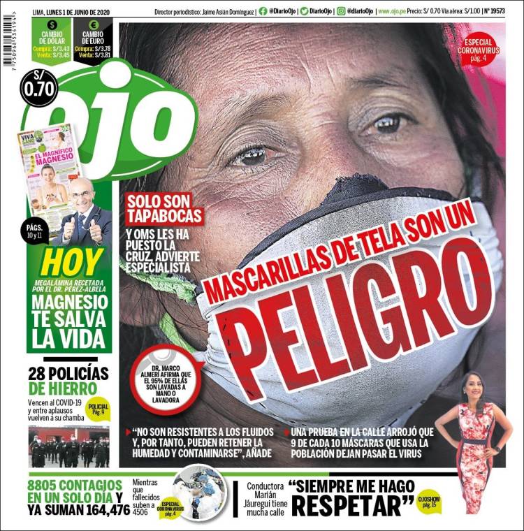Portada de Ojo (Per&uacute;)