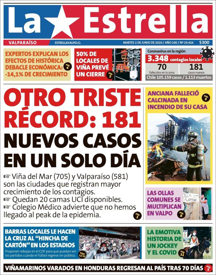 Portada de Estrella de Valparaiso (Chile)