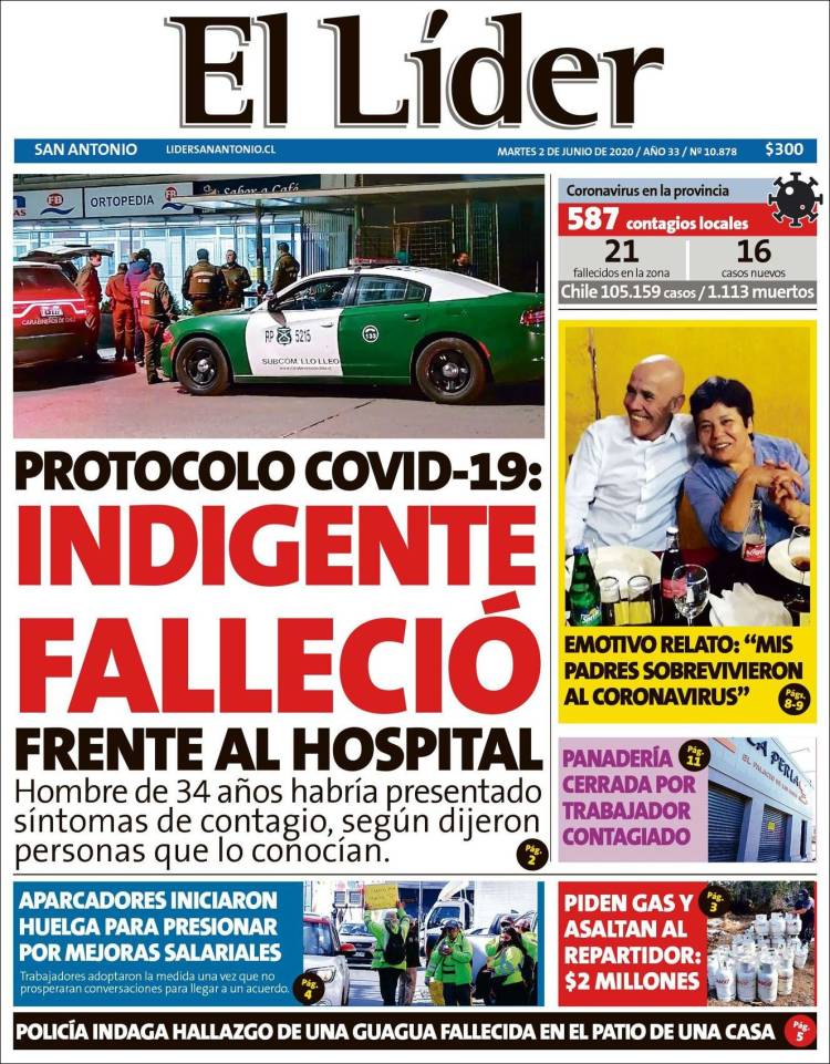 Portada de Lider de San Antonio (Chile)