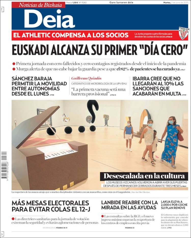 Portada de Deia (España)