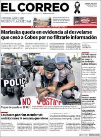 Portada de El Correo - Álava (Espa&ntilde;a)