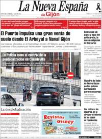 Portada de La Nueva España - Gijón (España)