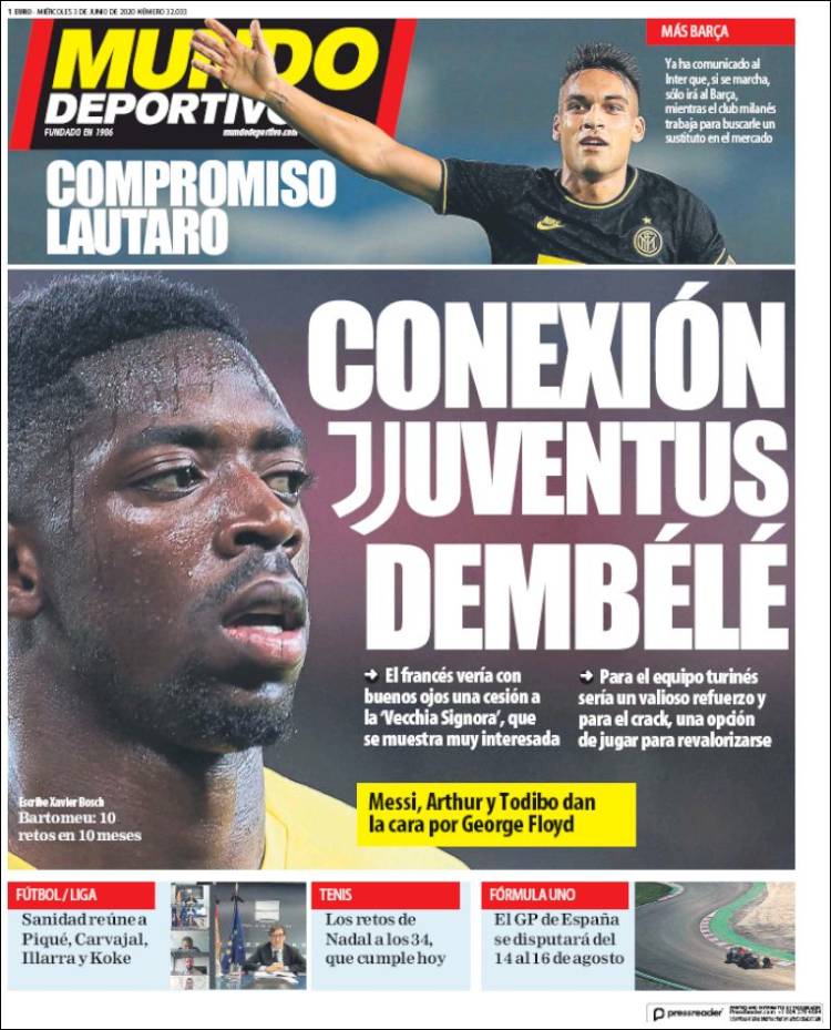 Portada de El Mundo Deportivo (España)