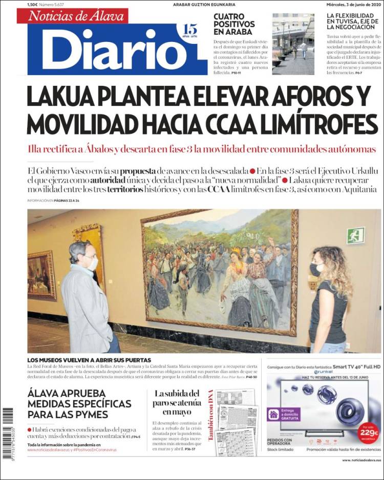 Portada de Noticias de Álava (Espa&ntilde;a)