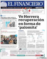 Portada de El Financiero (México)