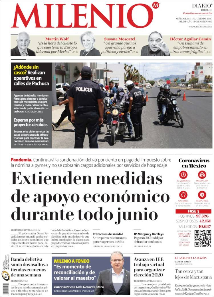 Portada de Milenio de Hidalgo (México)