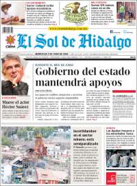 Portada de El Sol de Hidalgo (México)