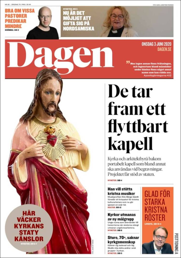 Portada de Dagen (Suecia)