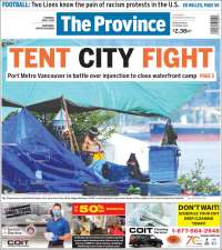 Portada de The Province (Canadá)