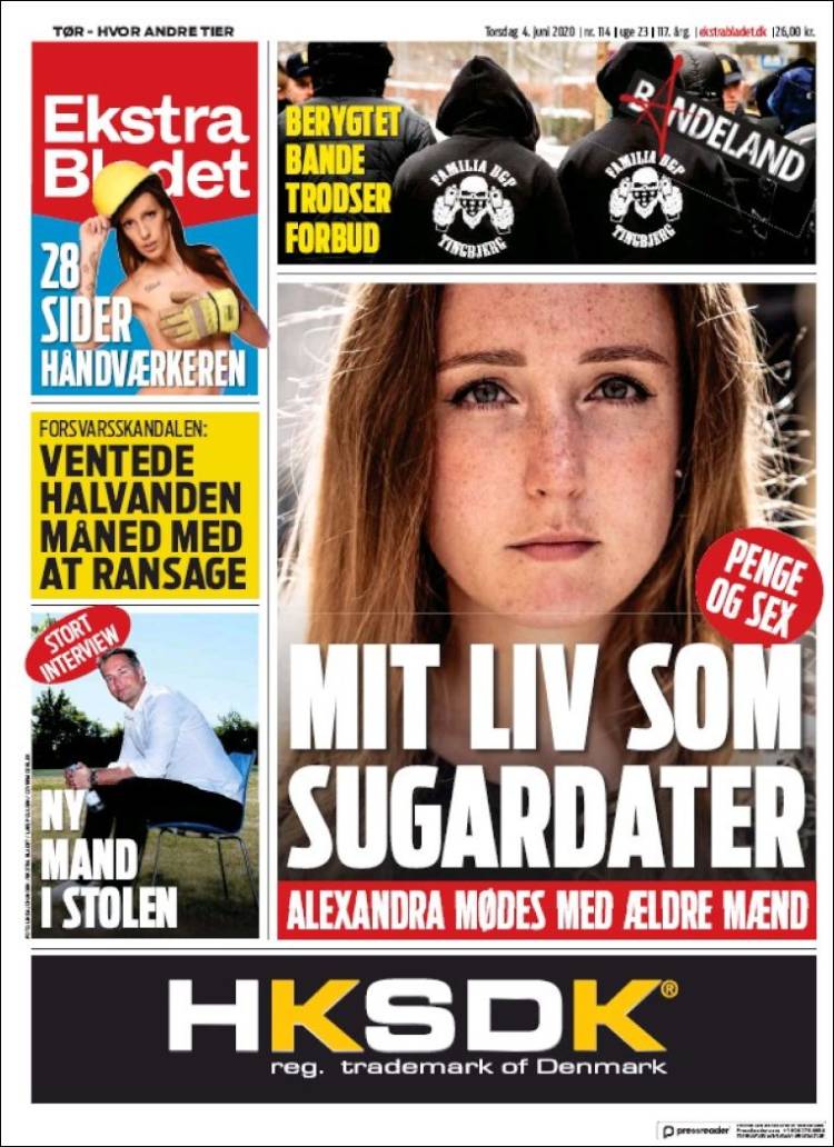 Portada de Ekstra Bladet (Dinamarca)
