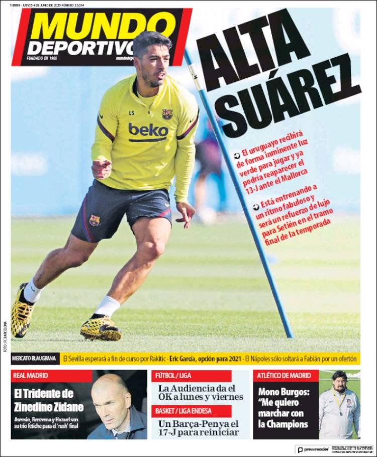 Portada de Mundo Atlético (España)