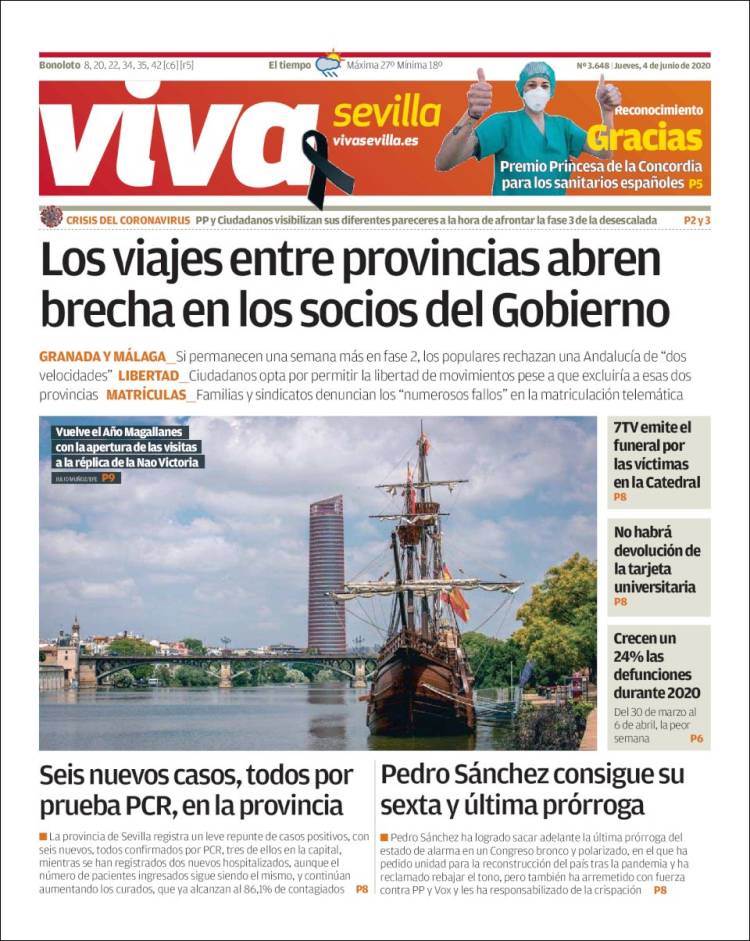 Portada de Viva Sevilla (España)