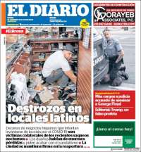 Portada de El Diario NY (USA)