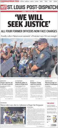 Portada de St. Louis Post-Dispatch (USA)