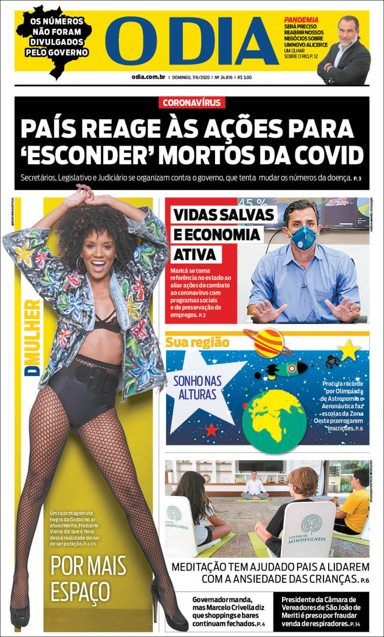 Portada de O Dia (Brasil)