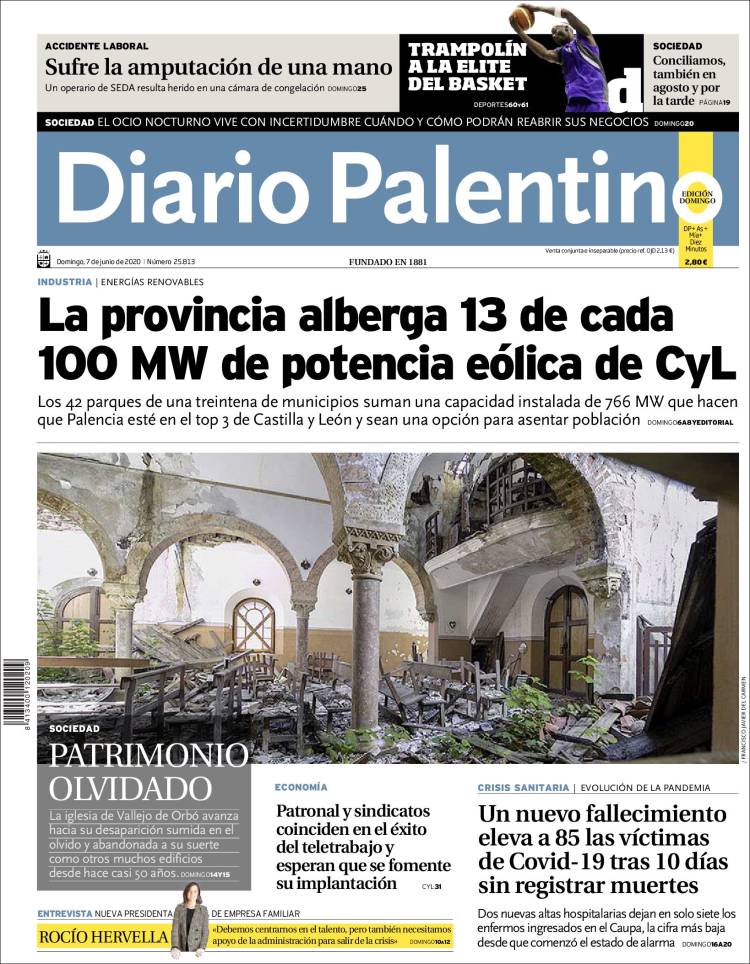 Portada de Diario Palentino (España)