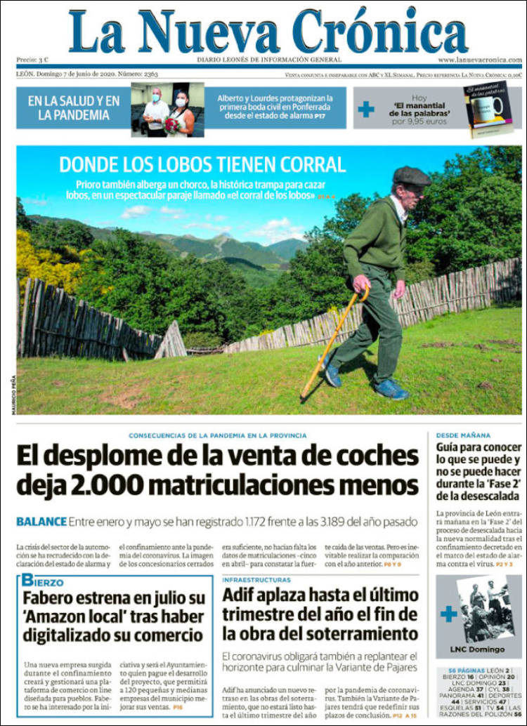 Portada de La Nueva Crónica (España)