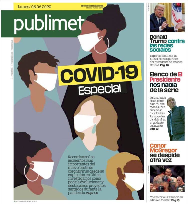 Portada de Publimetro (Chile)