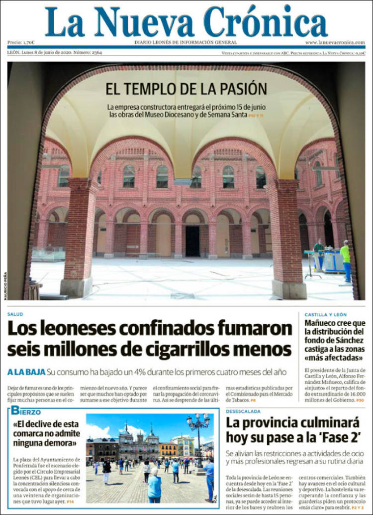 Portada de La Nueva Crónica (España)