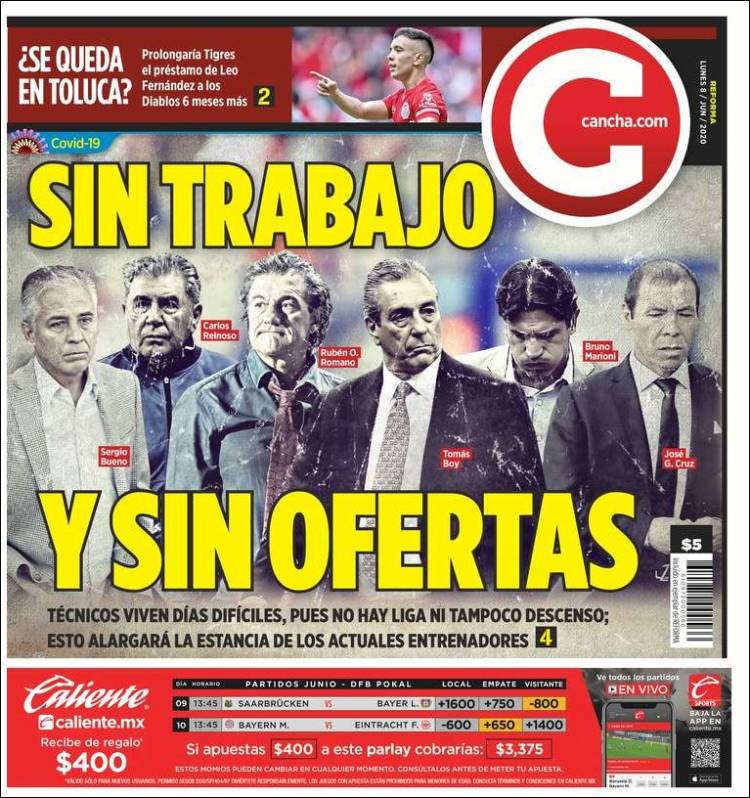 Portada de Cancha (México)