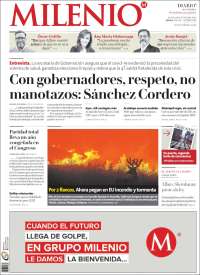 Portada de Milenio de Monterrey (Mexico)