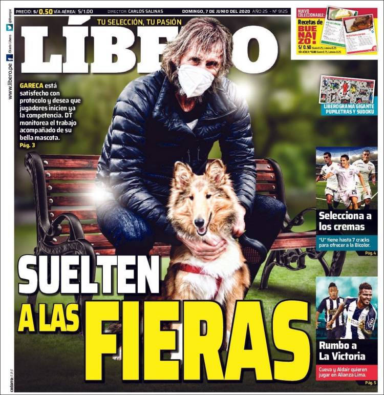 Portada de Líbero (Perú)