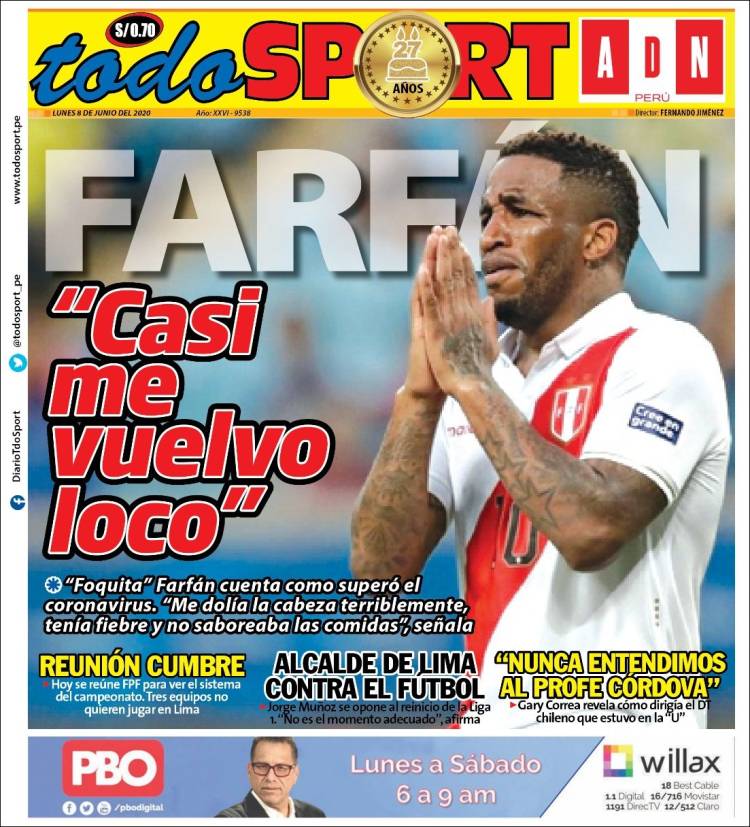 Portada de TodoSport (Peru)