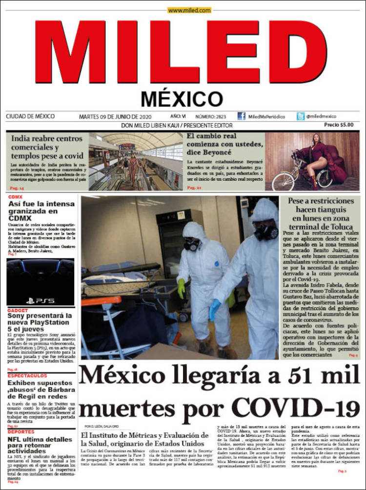 Portada de Miled (Mexico)