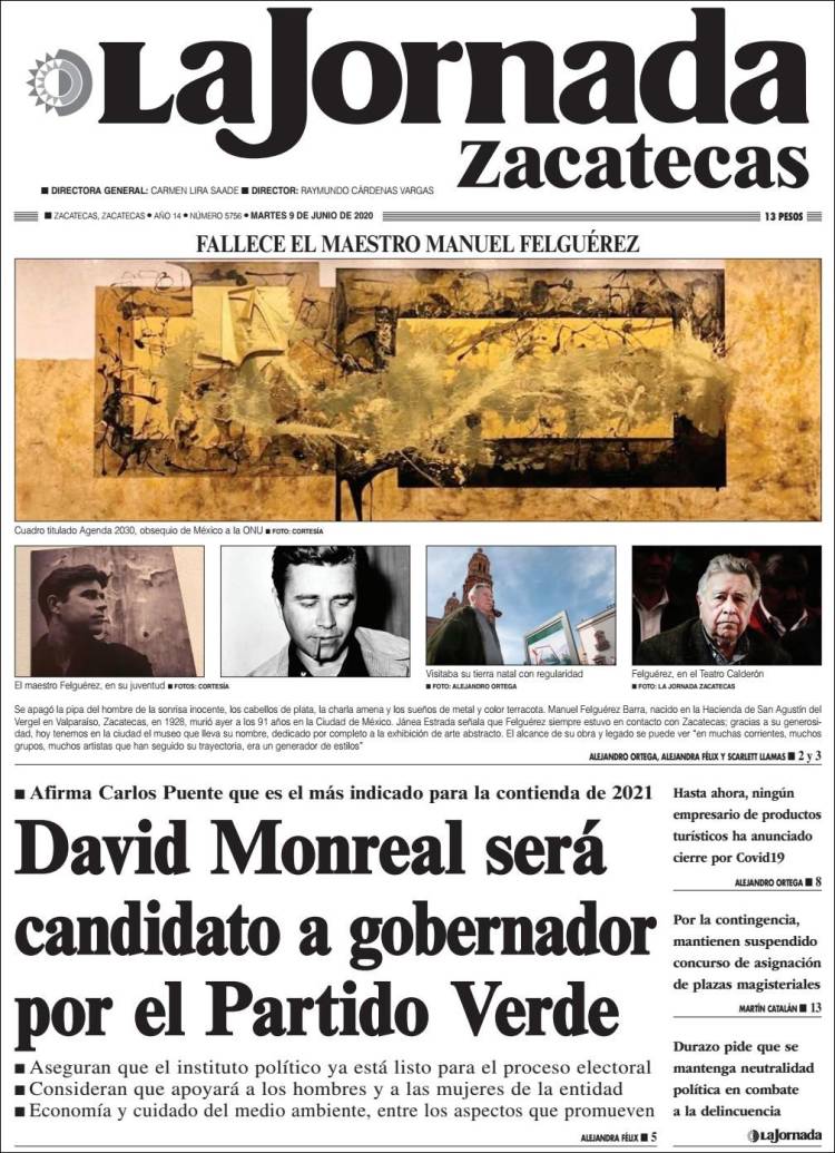 Portada de Jornada de Zacatecas (Mexico)