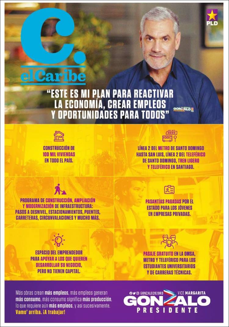 Portada de El Caribe (R. Dominicana)