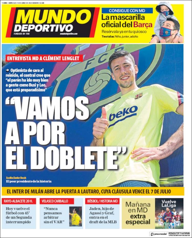 Portada de El Mundo Deportivo (Spain)