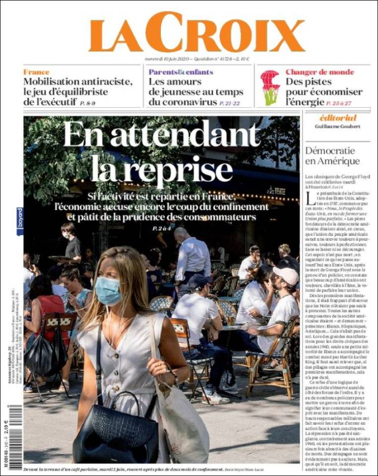 Portada de La Croix (Francia)