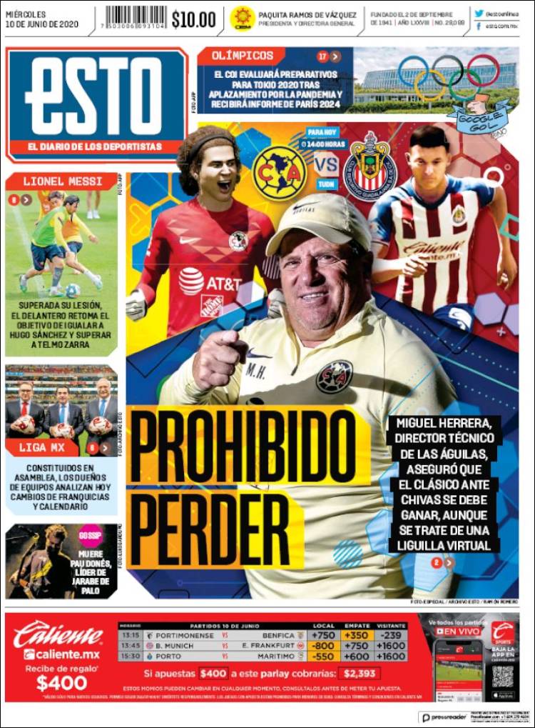 Portada de Esto (M&eacute;xico)