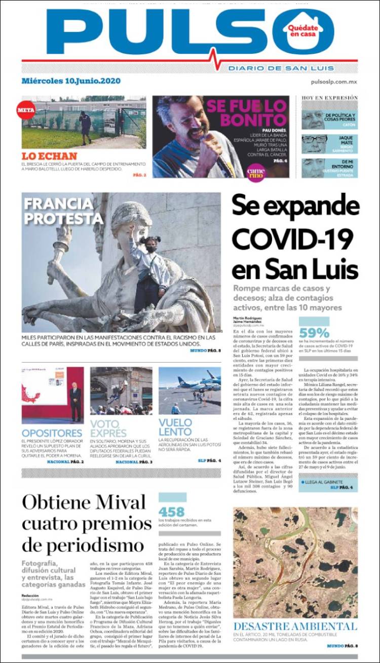 Portada de Pulso (M&eacute;xico)