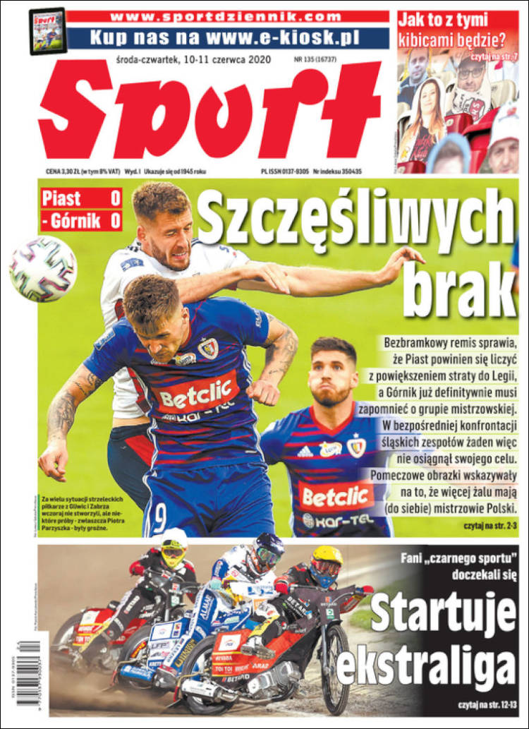 Portada de Katowicki Sport (Polonia)