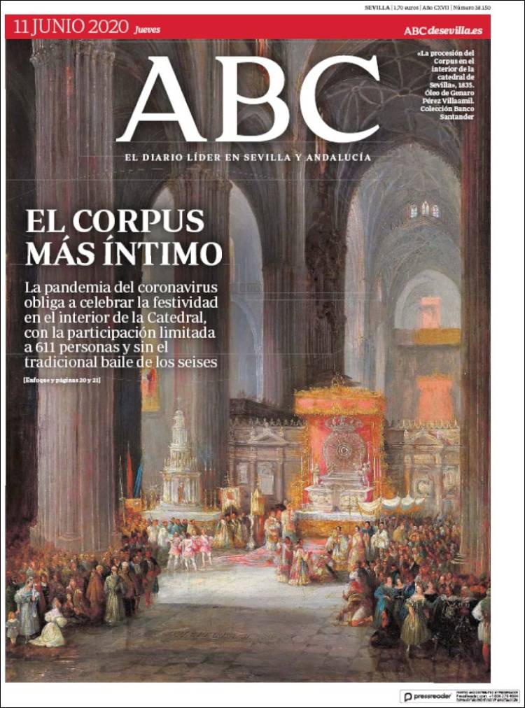 Portada de ABC - Sevilla (España)