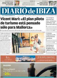 Portada de Diario de Ibiza (España)