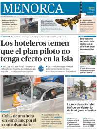 Portada de Menorca - Diario Insular (España)