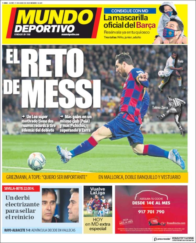 Portada de El Mundo Deportivo (España)