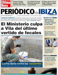 Portada de Periódico de Ibiza (España)