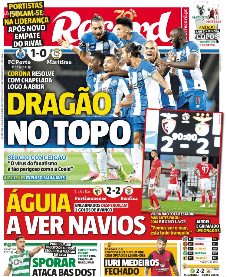 Portada de Record (Portugal)