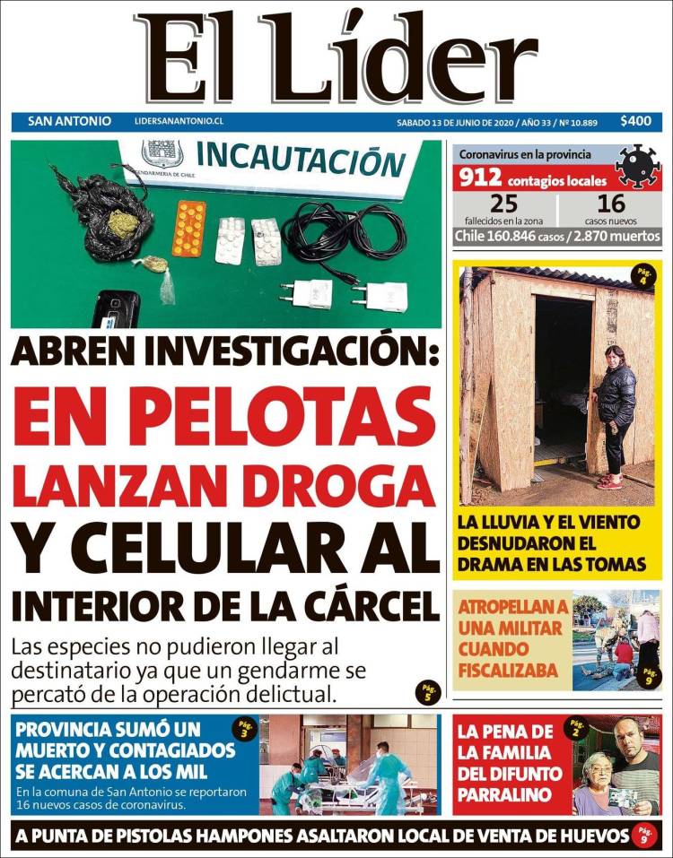 Portada de Lider de San Antonio (Chile)