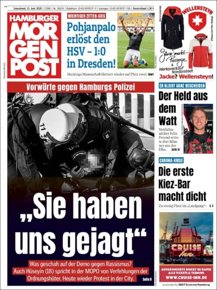 Portada de Hamburger Morgenpost  (Germany)