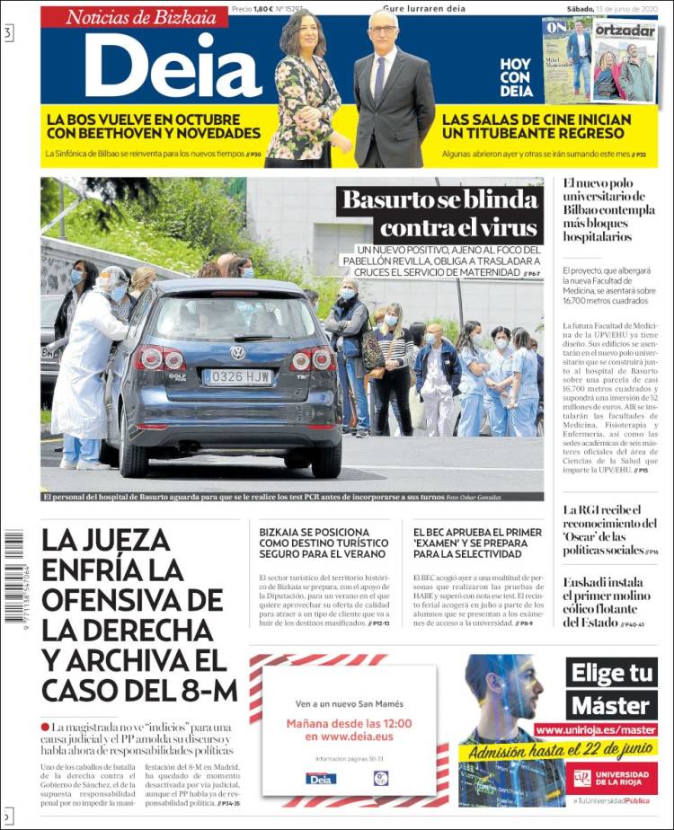 Portada de Deia (España)